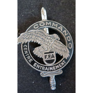 CEC FFA : insigne du Centre d'Entrainement Commando des Forces Françaises en Allemagne de fabrication DRAGO G. 2089