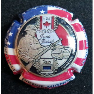 Capsule Muselet de bouteille de champagne MIGNON Pierre n° 295g D DAY 6 juin 1944