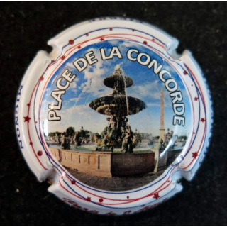 Capsule Muselet de bouteille de champagne MIGNON Pierre n° 201o Place de la Concorde