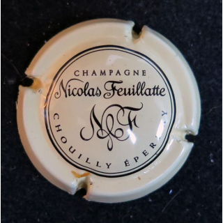 Capsule Muselet de bouteille de champagne BARON-FUENTE n°15 fond jaune orangé