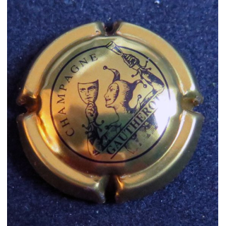 Capsule Muselet de bouteille de champagne GAUTHEROT n° 2 Or