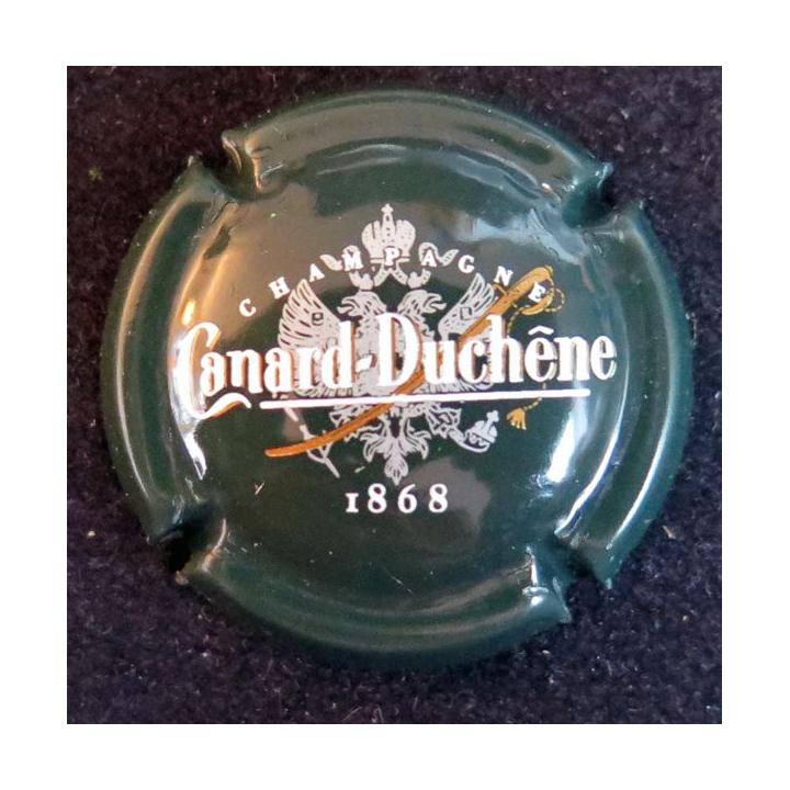 Capsule Muselet de bouteille de champagne CANARD-DUCHENE n° 61 vert bouteille