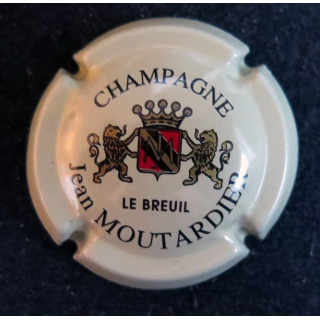 Capsule Muselet de bouteille de champagne MOUTARDIER Jean n° 1 crème