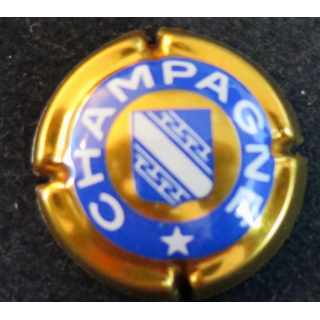 Capsule Muselet de bouteille de champagne GENERIQUE n° 446 Or grandes lettres