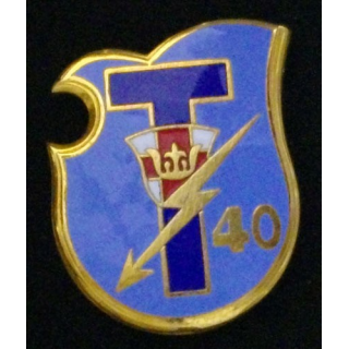 40°CT : 40°COMPAGNIE DES TRANSMISSIONS (DRAGO) ÉMAIL