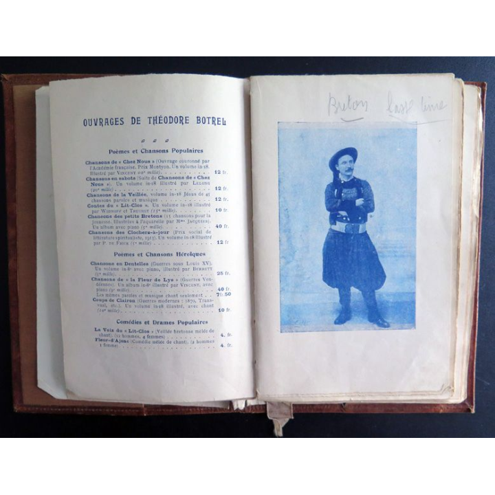 Les chansons de la veillée de Théodore Botrel 1934
