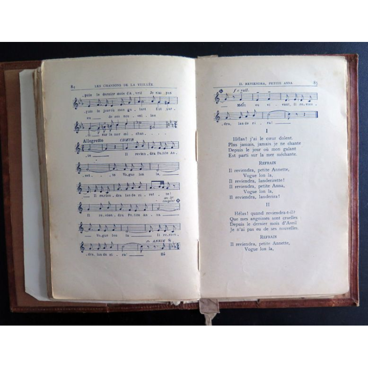 Les chansons de la veillée de Théodore Botrel 1934