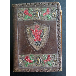 Les cravates blanches de Alex Le Magueresse dédicacé 1936 dans protège livre en cuir