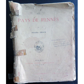 Pays de Rennes par Adolphe Orain 1892 