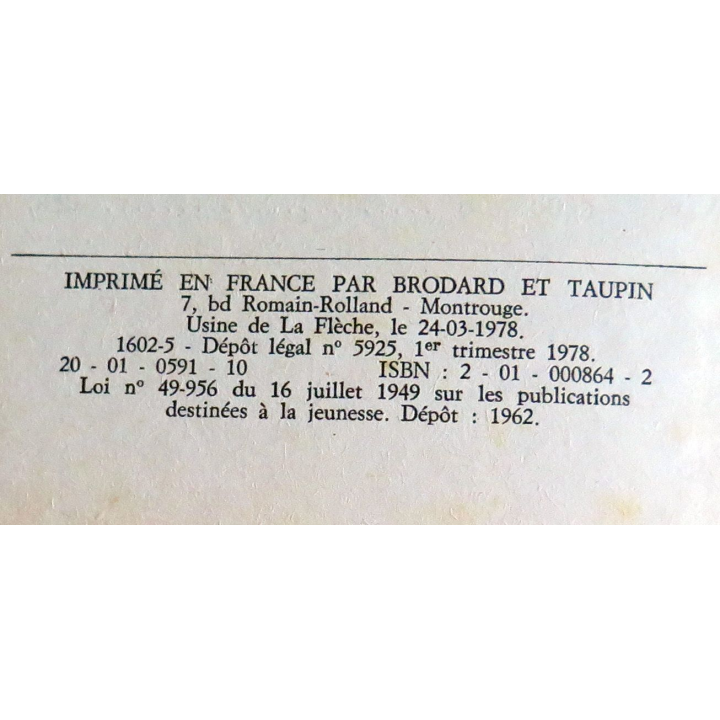 Jerry dans l'ile par Jack London collection verte 1978