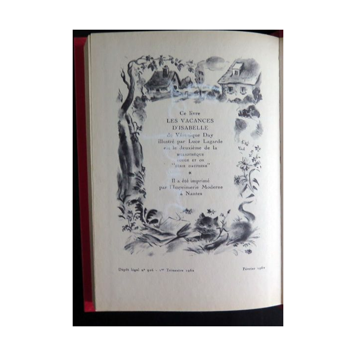 Amadou le bouillon de Charles Vildrac bibliothèque rouge et or 1973