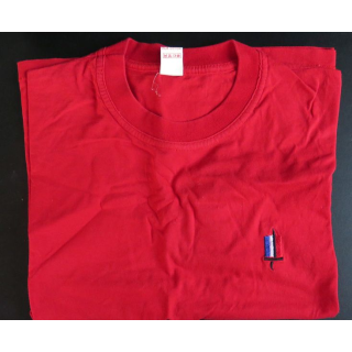 T shirt Maillot de sport militaire rouge Taille G3 Gilles