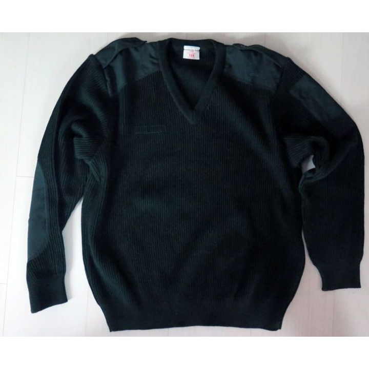 Pull militaire NEUF col en V fabricant SAINT JAMES 1996  taille 104 Patron