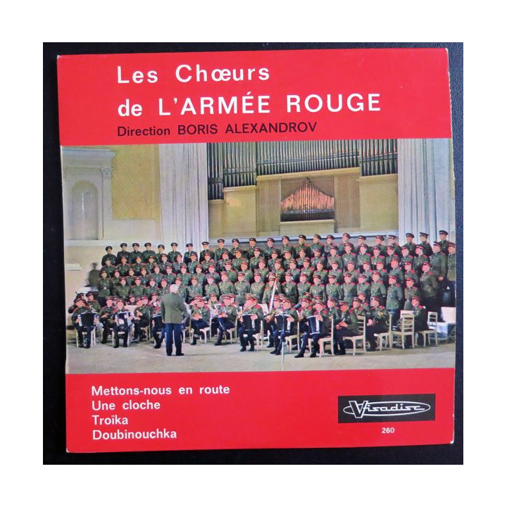 Disque 45 Tours Les Choeurs de l'armée rouge
