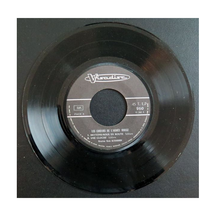 Disque 45 Tours Les Choeurs de l'armée rouge