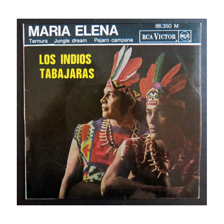 Disque 45 Tours Los IUndios et Tabajaras de Maria Elena