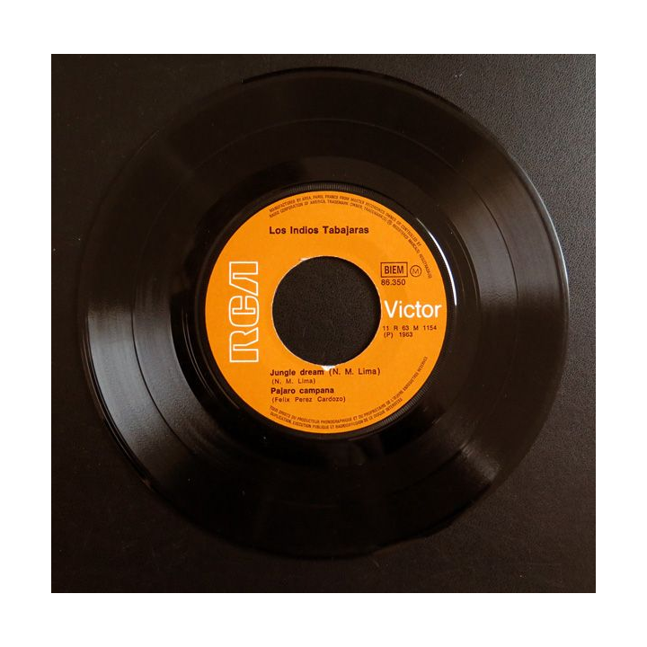 Disque 45 Tours Los IUndios et Tabajaras de Maria Elena
