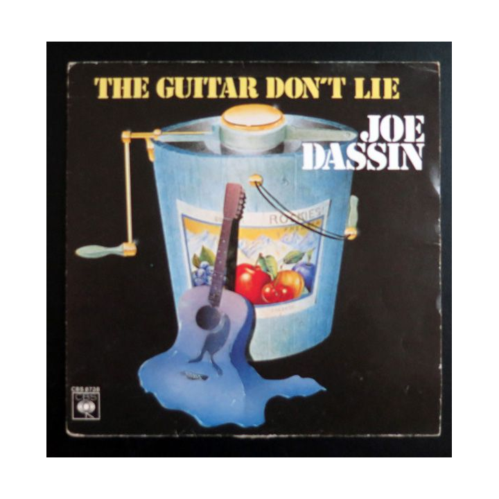 Disque 45 Tours The Guitare don't lie de Joe Dassin