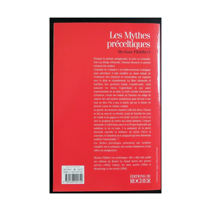Les Mythes Préceltiques de Myriam Philibert Brocéliande 1997