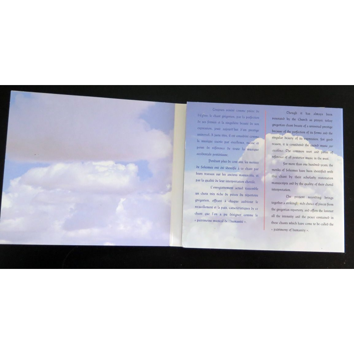 DISQUE CD : Cantus aeternus splendeur du chant grégorien 
