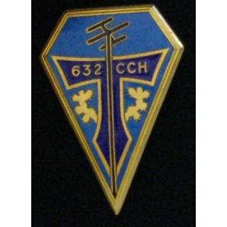 632°CCH : 632°COMPAGNIE DES CÂBLES HERTZIENS ÉMAIL