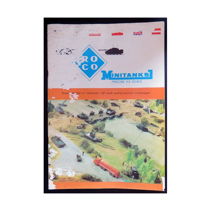 Catalogue maquette et modélisme ROCO minitanks sur les blindés et véhicules militaires