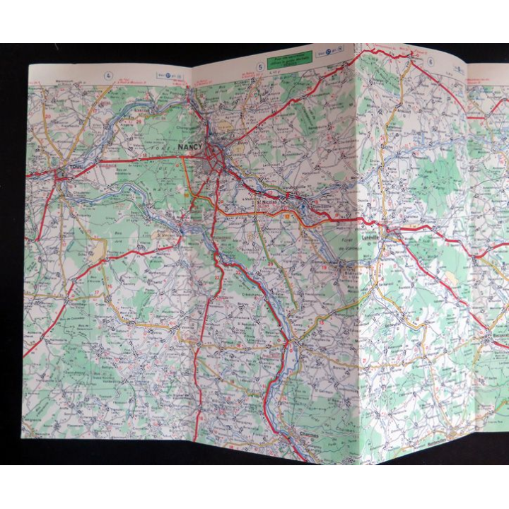 Carte Michelin N° 62 Chaumont-Starsbourg 1:200 000