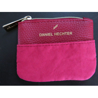 Petit porte monnaie rouge de Daniel Hechter 11 x 9 cm