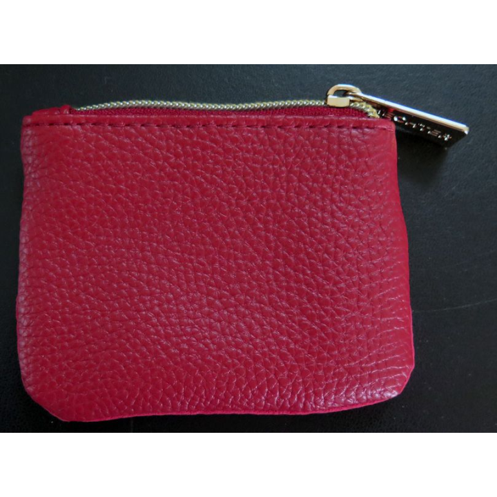 Petit porte monnaie rouge de Daniel Hechter 11 x 9 cm