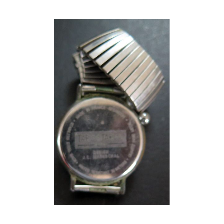 Montre Vintage J.C. Mareschal Taboo-Taboo avec bracelet métallique extensible