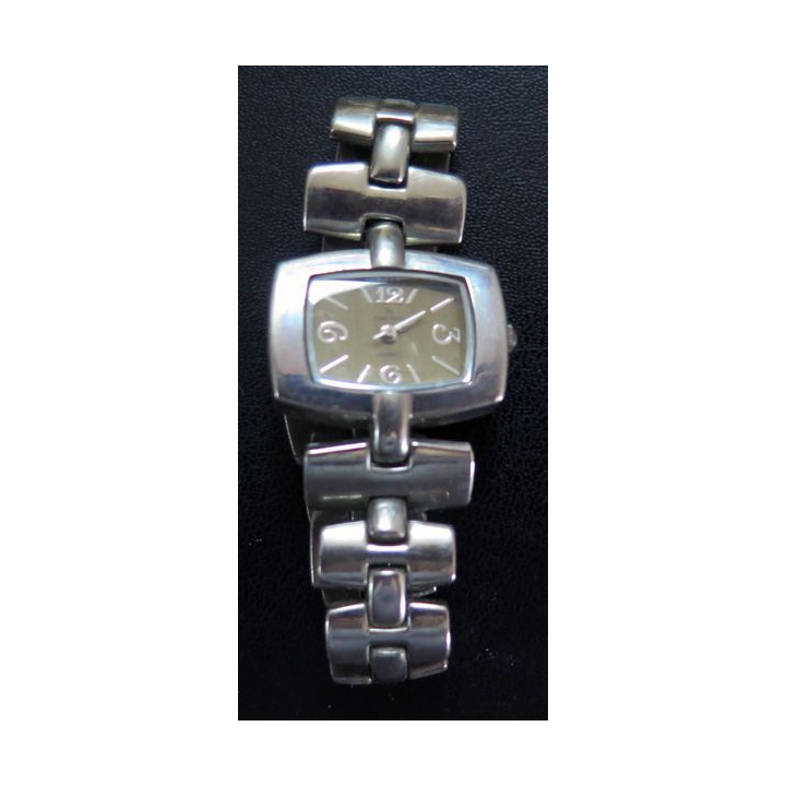 Montre Vintage Louis ARDEN avec bracelet en métal argenté