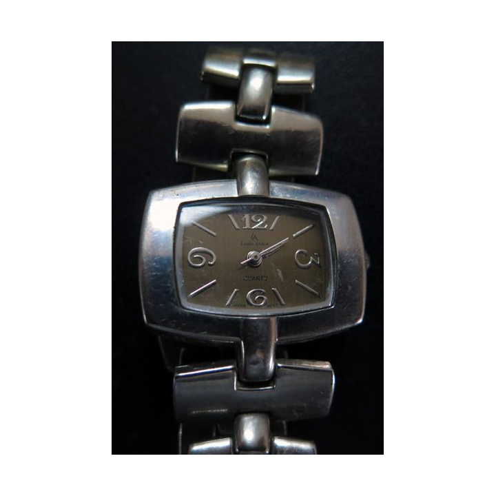 Montre Vintage Louis ARDEN avec bracelet en métal argenté