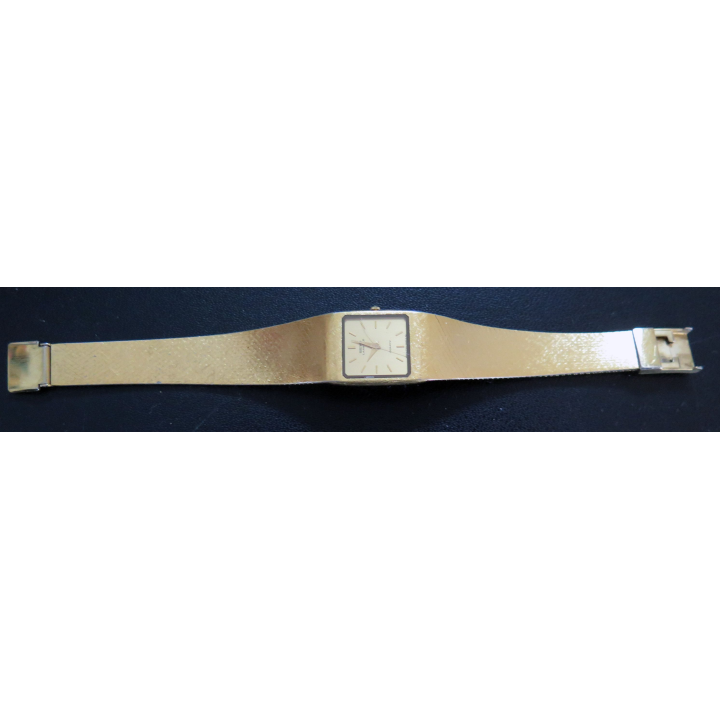 Montre Vintage femme SEIKO Lassalle en métal doré 