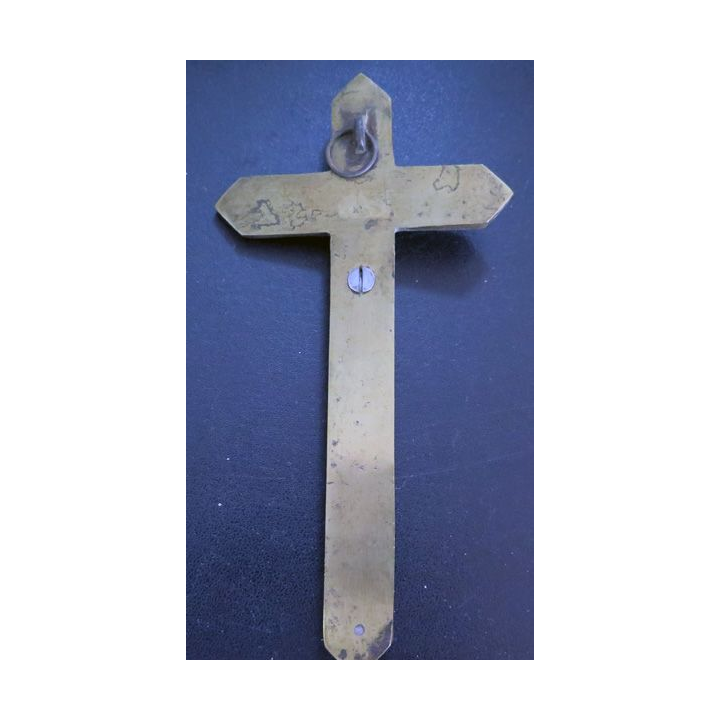 Crucifix en bronze17,5 x 9 cm