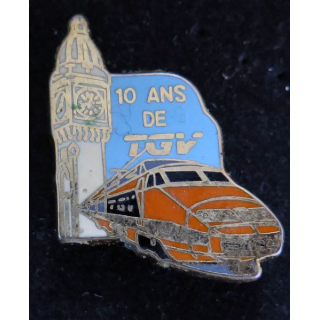 Pin's de 10 ans de TGV