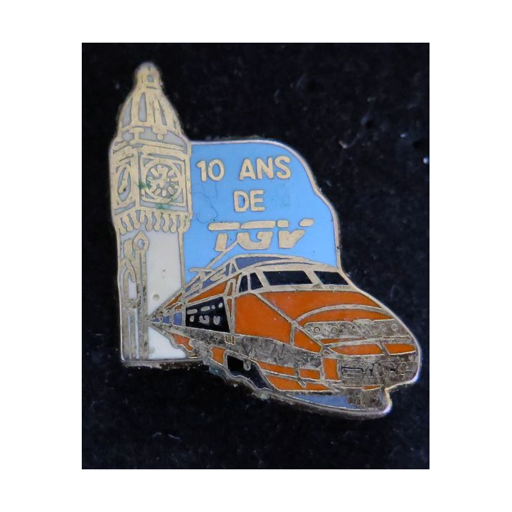 Pin's de 10 ans de TGV