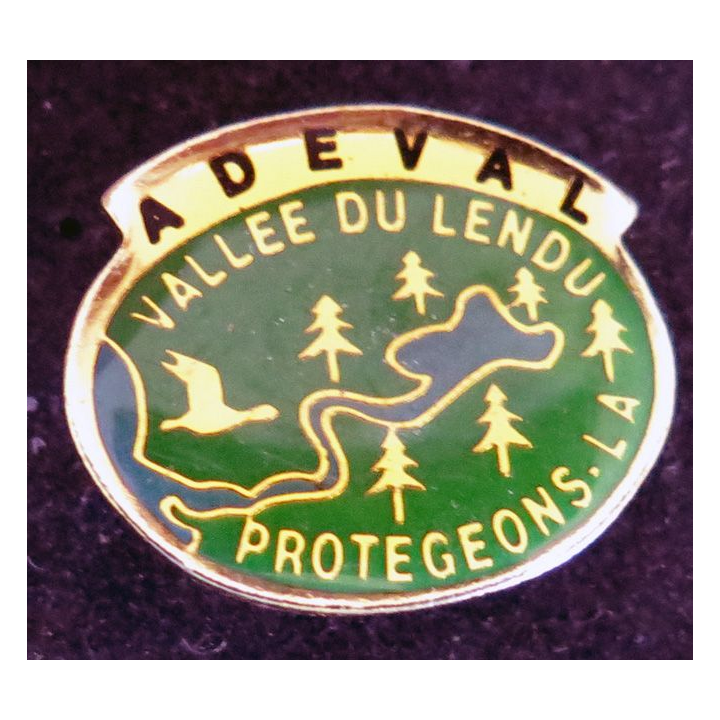 Pin's de ADEVAL la vallée du Lendu Protégeons-la