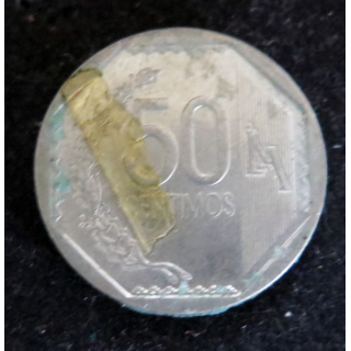 PEROU : Pièce de 50 centimos 2007