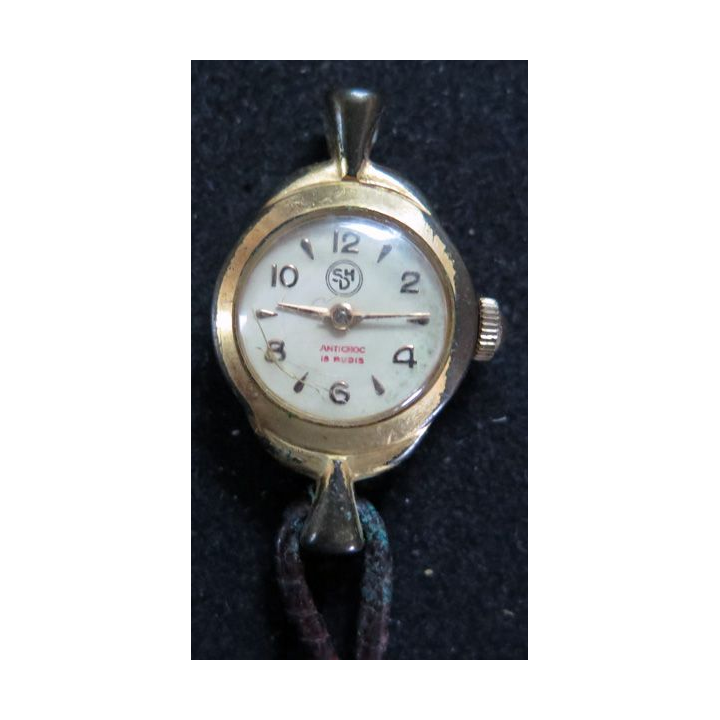 Montre Vintage femme SHD verre fendu