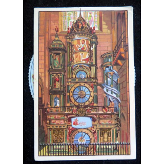 Carte Postale l'horloge astronomique de la cathédrale de Strasbourg