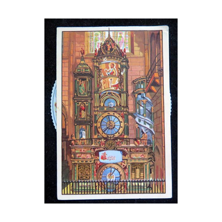 Carte Postale l'horloge astronomique de la cathédrale de Strasbourg