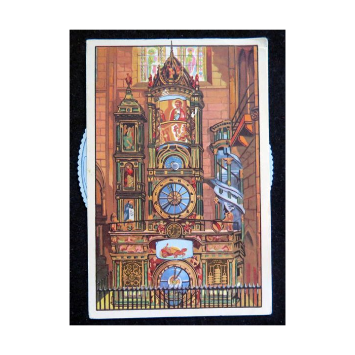Carte Postale l'horloge astronomique de la cathédrale de Strasbourg