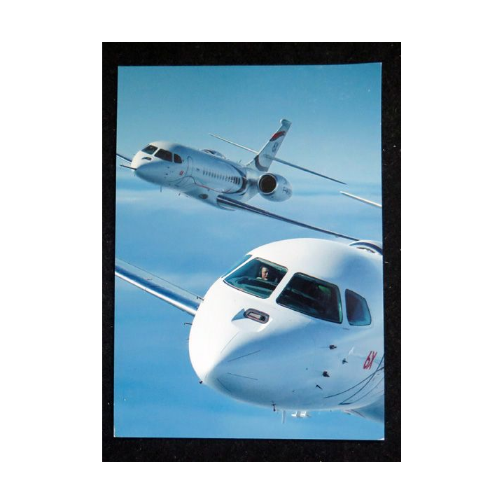 Carte Postale l'horloge Dassault Aviation