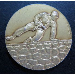 Médaille dorée du brevet sportif militaire diamètre 5 cm