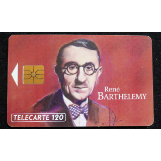 Carte téléphonique télécarte 120 René Barthélémy