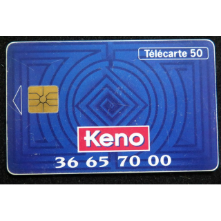 Carte téléphonique télécarte 50 Keno