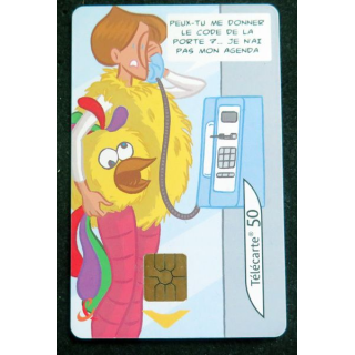 Carte téléphonique télécarte Petites histoires ou grandes vérités carte n° 2/4