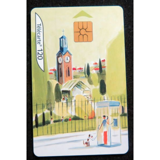 Carte téléphonique télécarte 120 Au Coeur des villes l'été 2/4