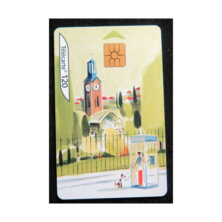 Carte téléphonique télécarte 120 Au Coeur des villes l'été 2/4