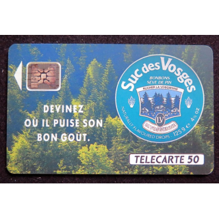 Carte téléphonique télécarte 50 LA VOSGIENNE